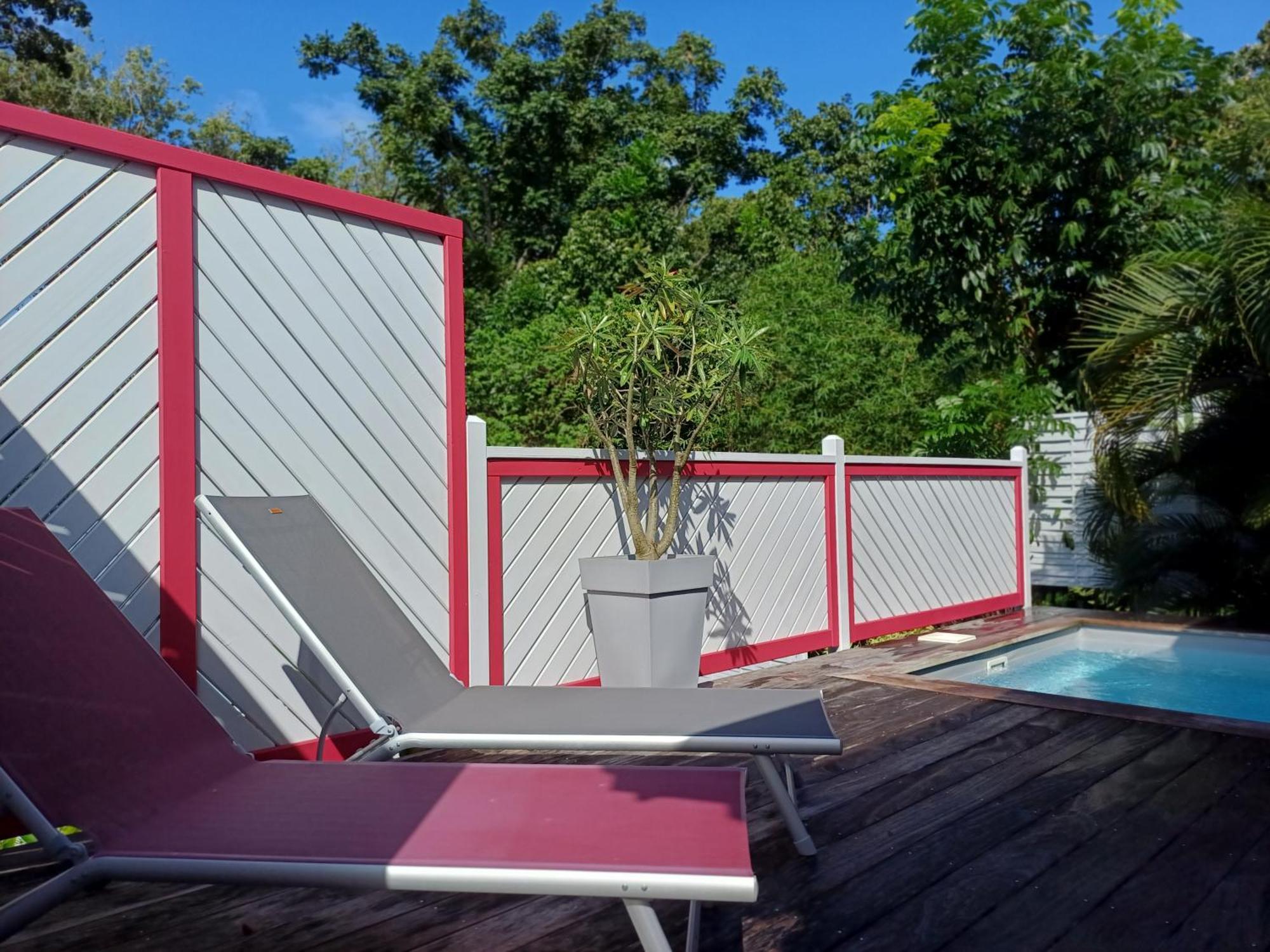 Caraibes Cottage Grenat Piscine Privee 900M De Grande Anse 德赛 外观 照片